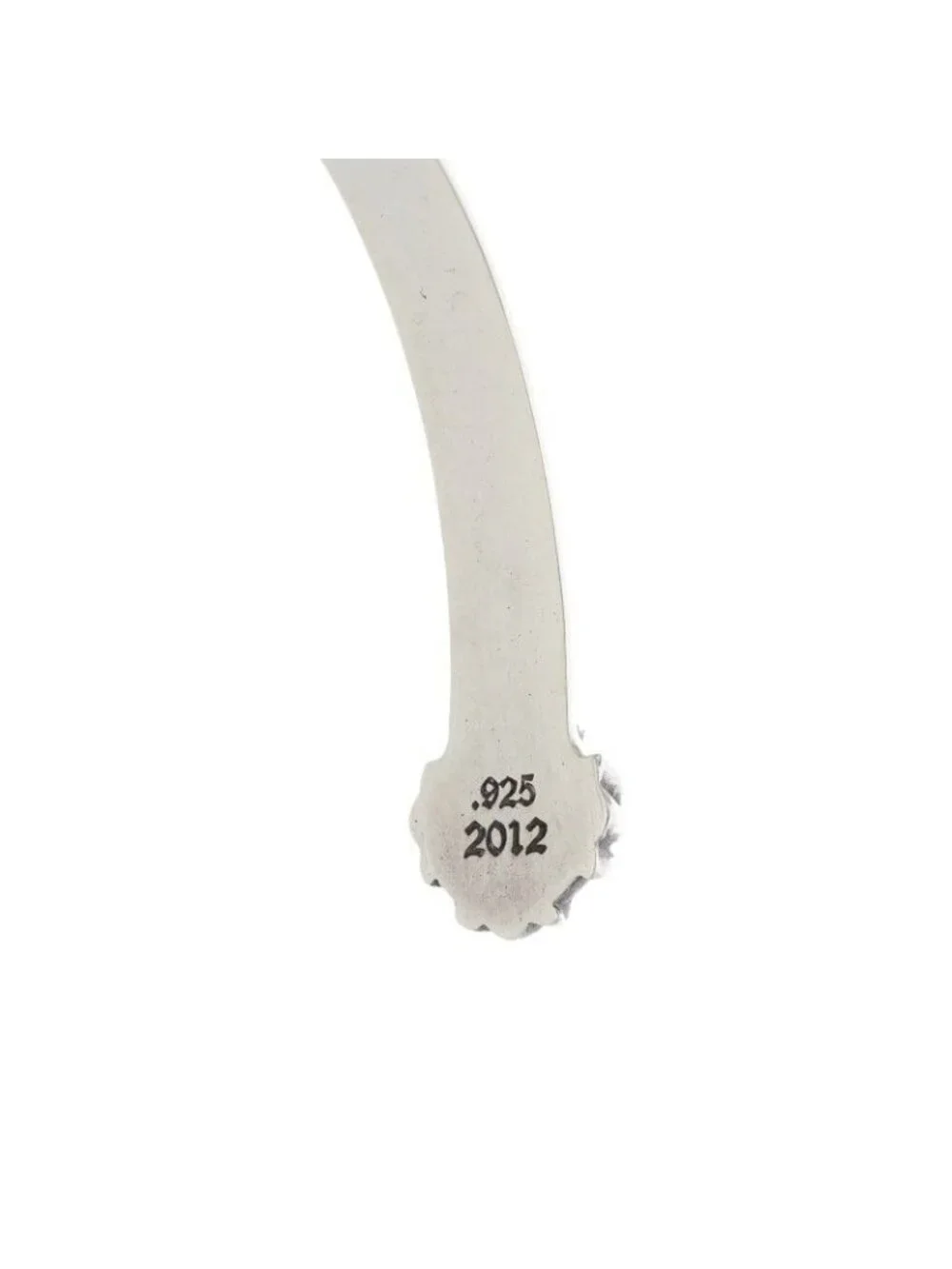 Chrome Hearts Bangle Pln Flat Plain Silver Bracelet